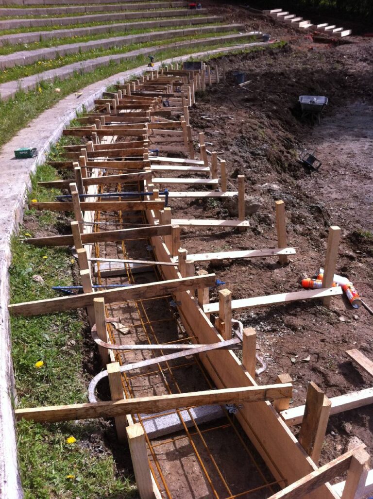 Amenagement du theatre de verdure de Peniti 1 - Quimper Finistère